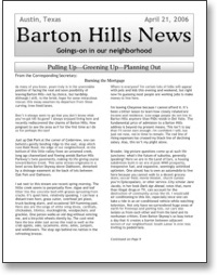 Apr 2006 BHNA Newsletter
