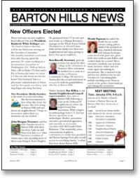 Jan 2009 BHNA Newsletter