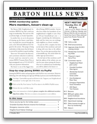 Barton Hills News October 2012